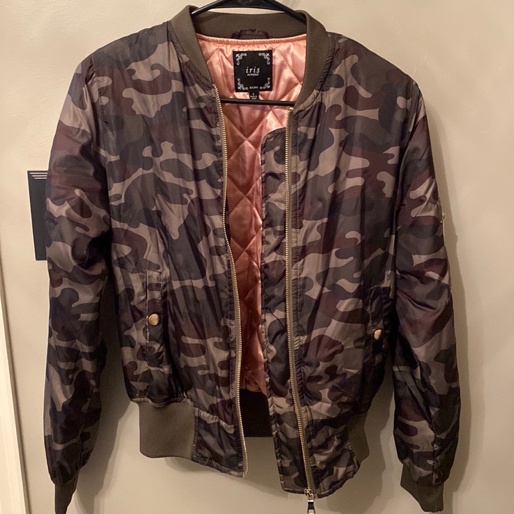 Women army bomber jacket